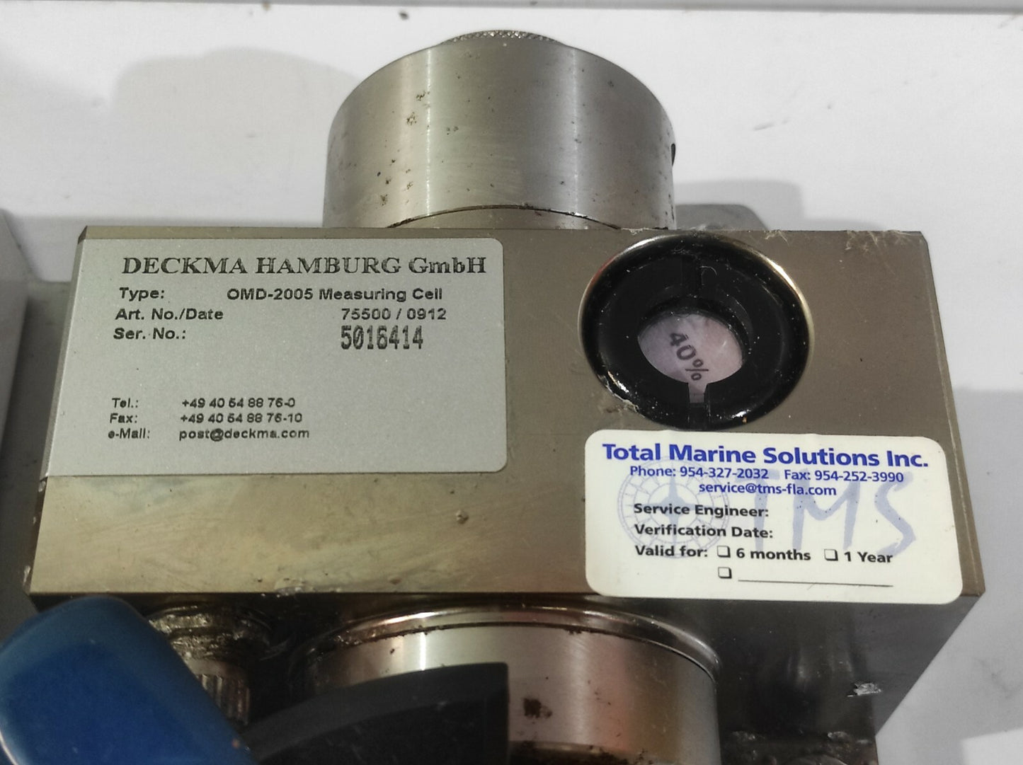 Deckma OMD-2005 Bilge Alarm Analyzer Oily Water 15PPM Recondition