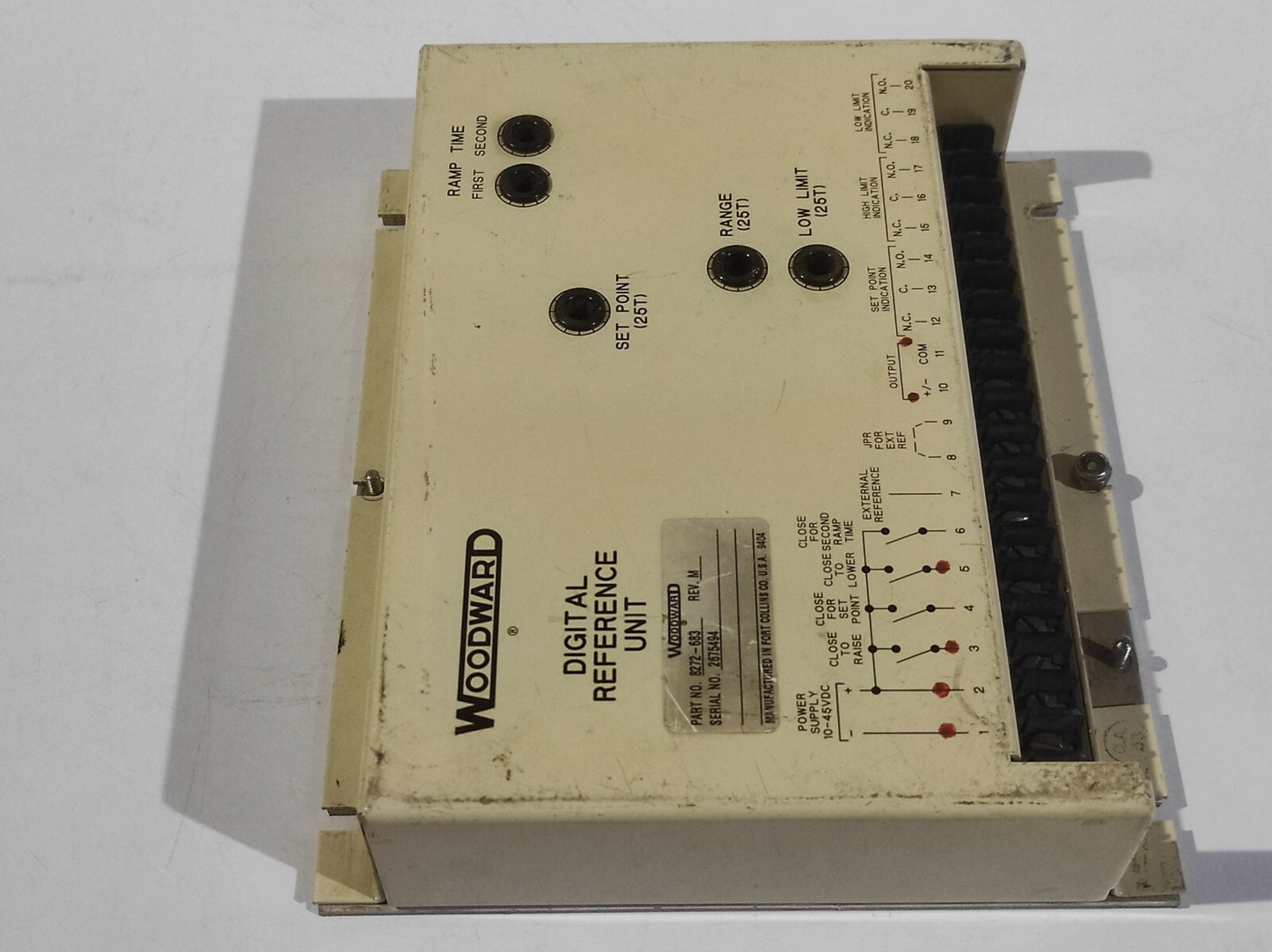 Woodward 8272-683 Rev M Digital Reference Unit 8272683