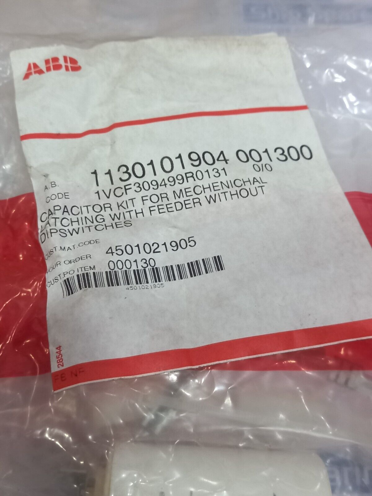 ABB 1VCF309499R0131 Capacitor Kit