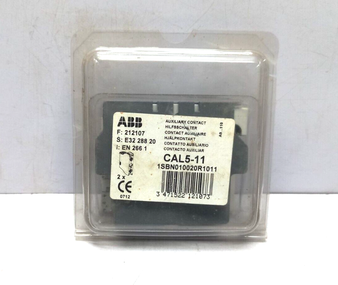 ABB CAL5-11 Auxiliary Contact 1SBN010020R1011 UI 690V~ Ith 16A
