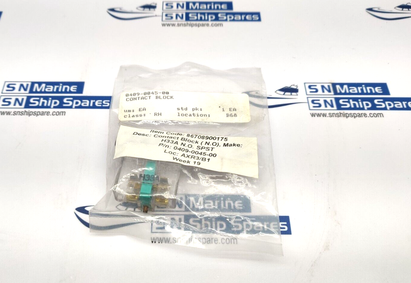 0409-0045-00 Contact Block Class:RH