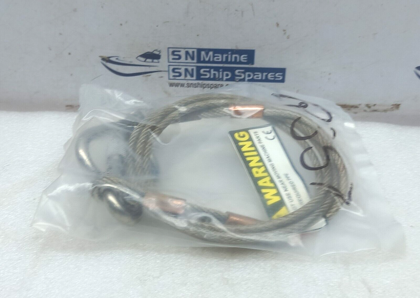 STOP DROP TOOLING SDLANWIRE80 Heavy Duty Wire Lanyard 1.5MTR