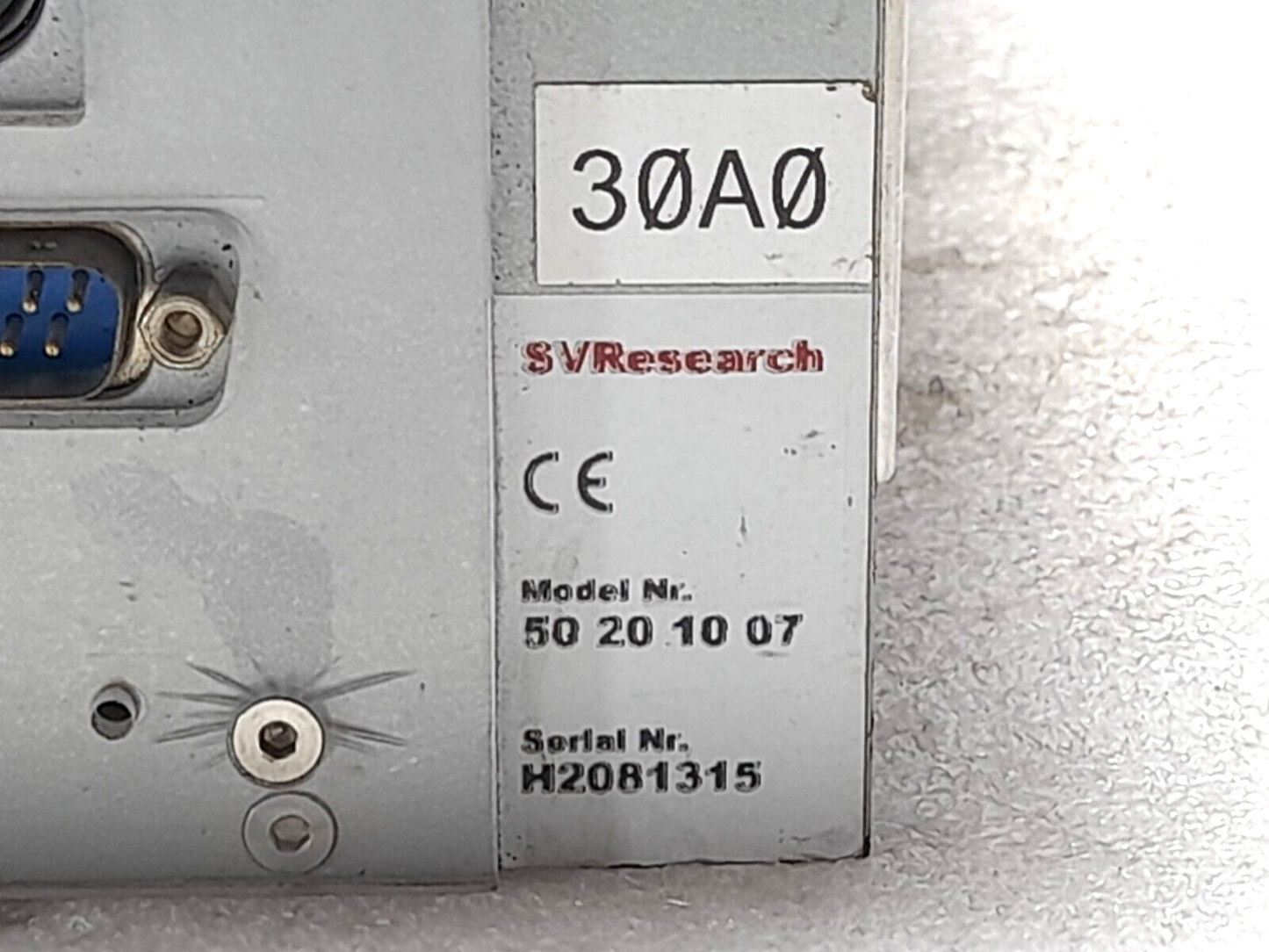 SVResearch 50 20 10 07 Vision Processor SVIMX1