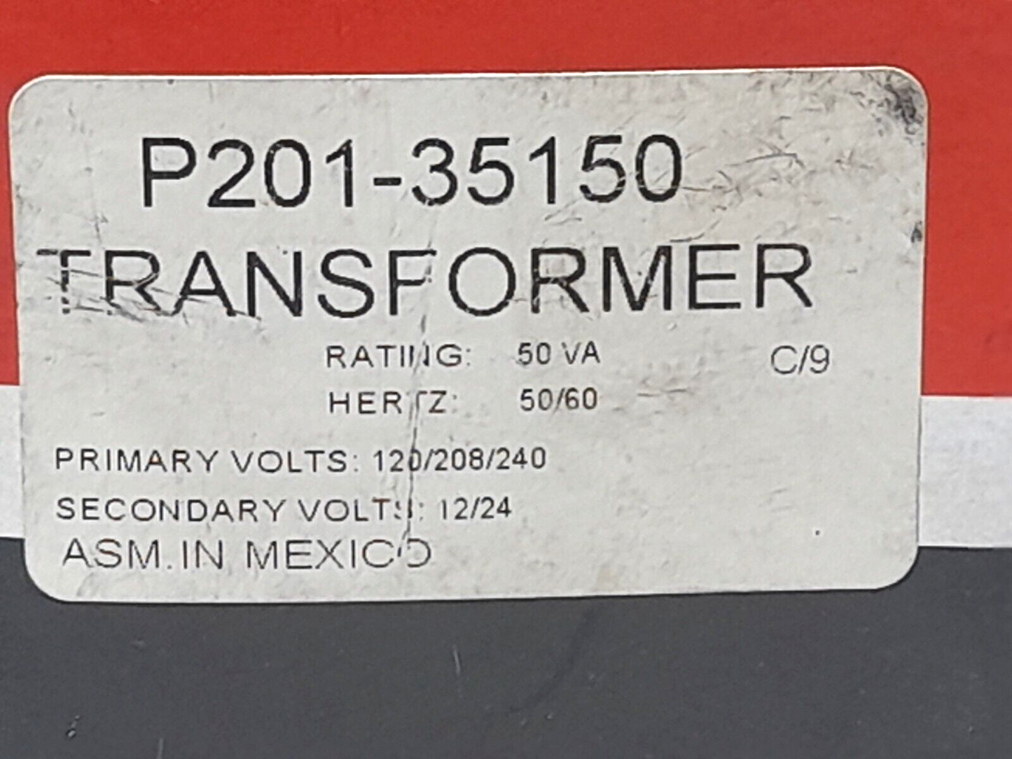 Totaline P201-35150 50VA 50/60Hz Transformer Pri 120/208/240V Sec 12/24VAC