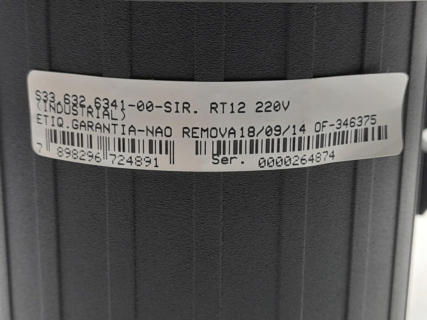 Rontan RT12 220V Sirene Industrial S33 632 6341-00-SIR Electromechanical Siren
