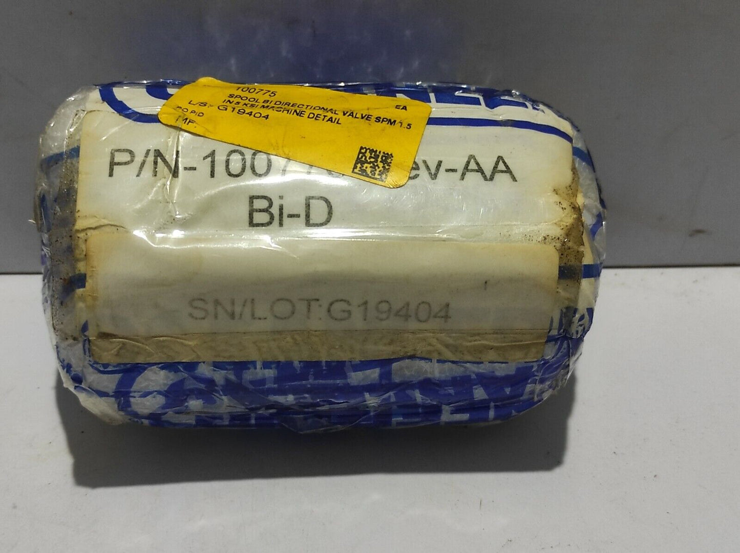 100775 Spool Bi Directional Valve SPM 1.5 In 100775 Rev AA Bi-D