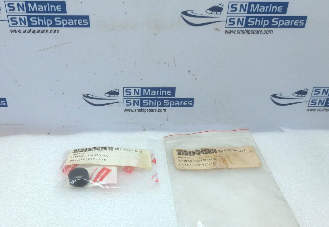 Yanmar Genuine Part 129470-11920 Gasket 201 4JHLTE-K 4PCs In Lot