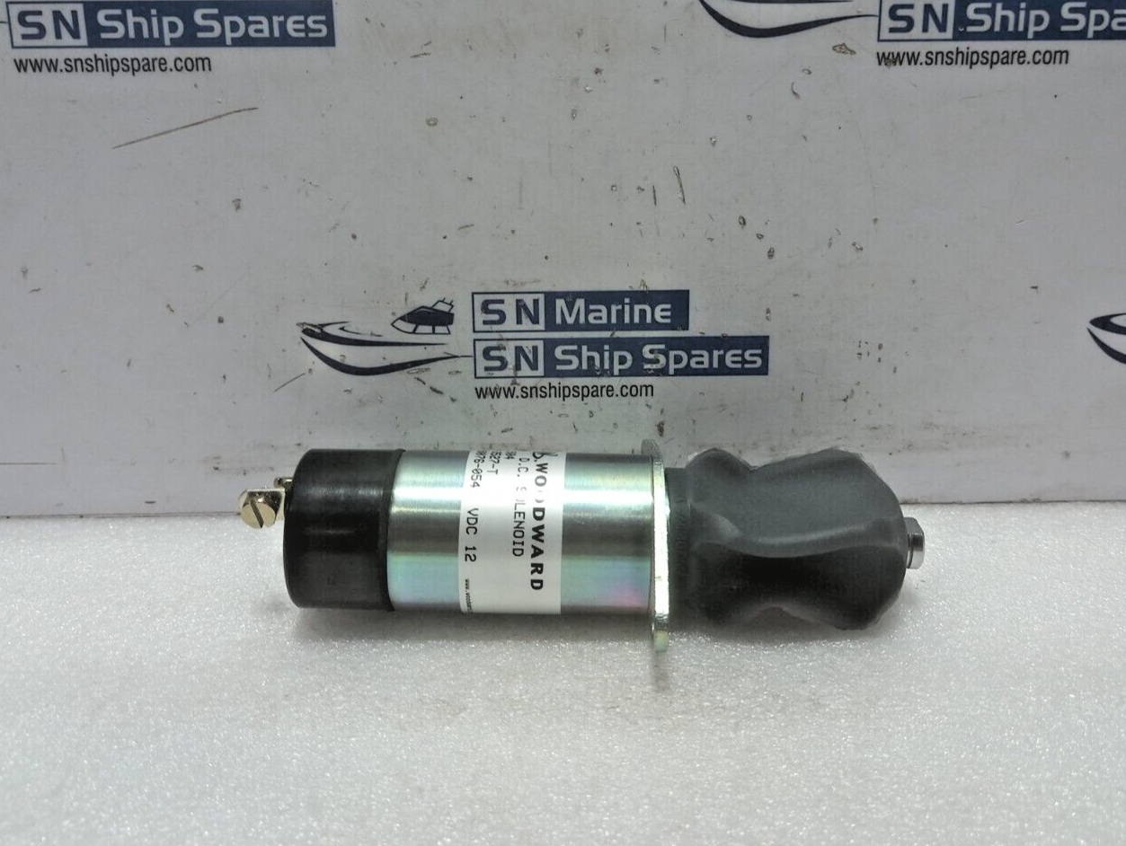 Woodward SA-3527-T Engine Stop DC Solenoid Model: 1504 Yanmar 129470-67320 24V