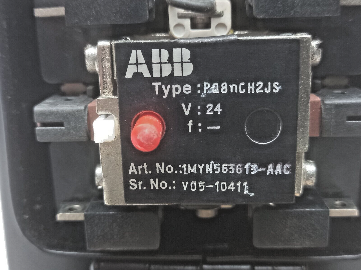 ABB PQ8NCH2JS Master Trip Relay Art.No: 1MYN563613-AAC