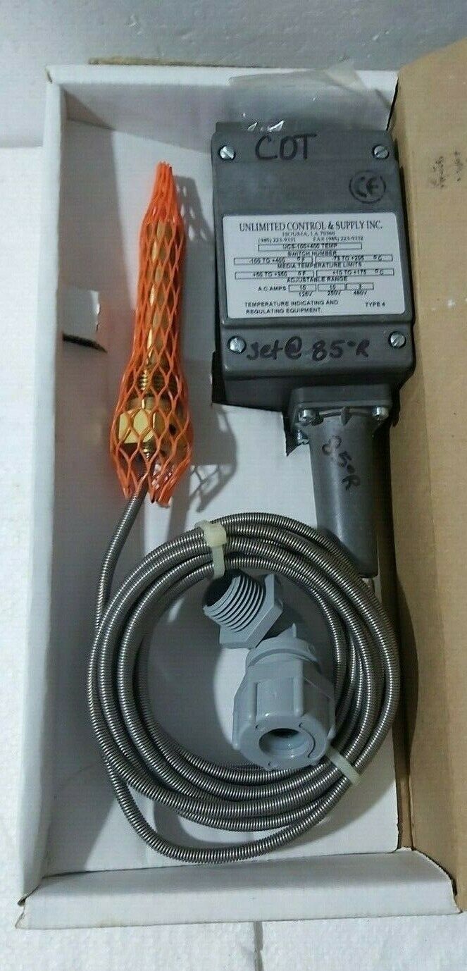 UNLIMITED CONTROL & SUPPLY TEMPRATURE INDICATING SWITCH UCS-100+400