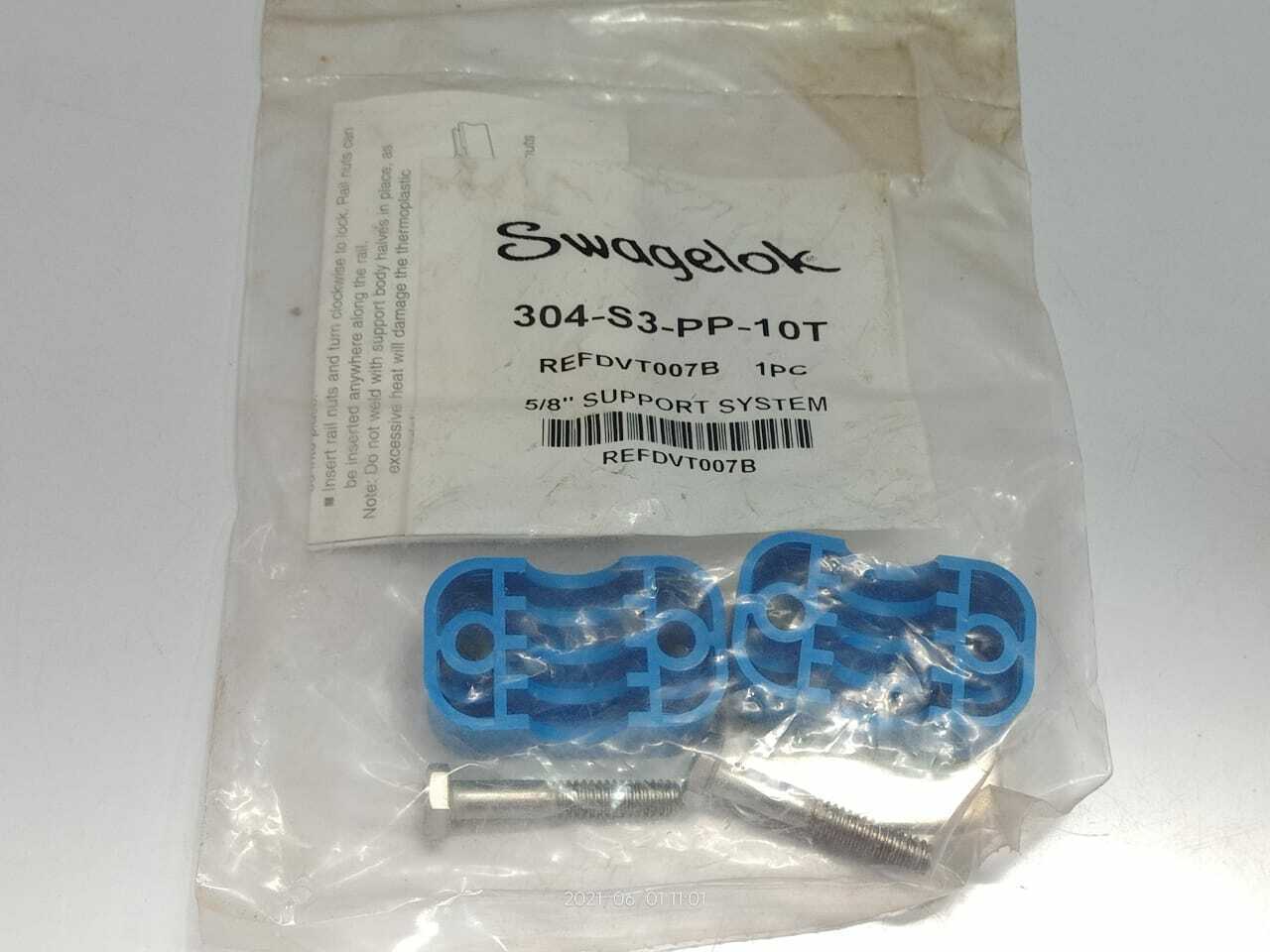 Swagelok 304-S3-PP-10T 5/8 Inch Support System 29-Pcs Lot Sale