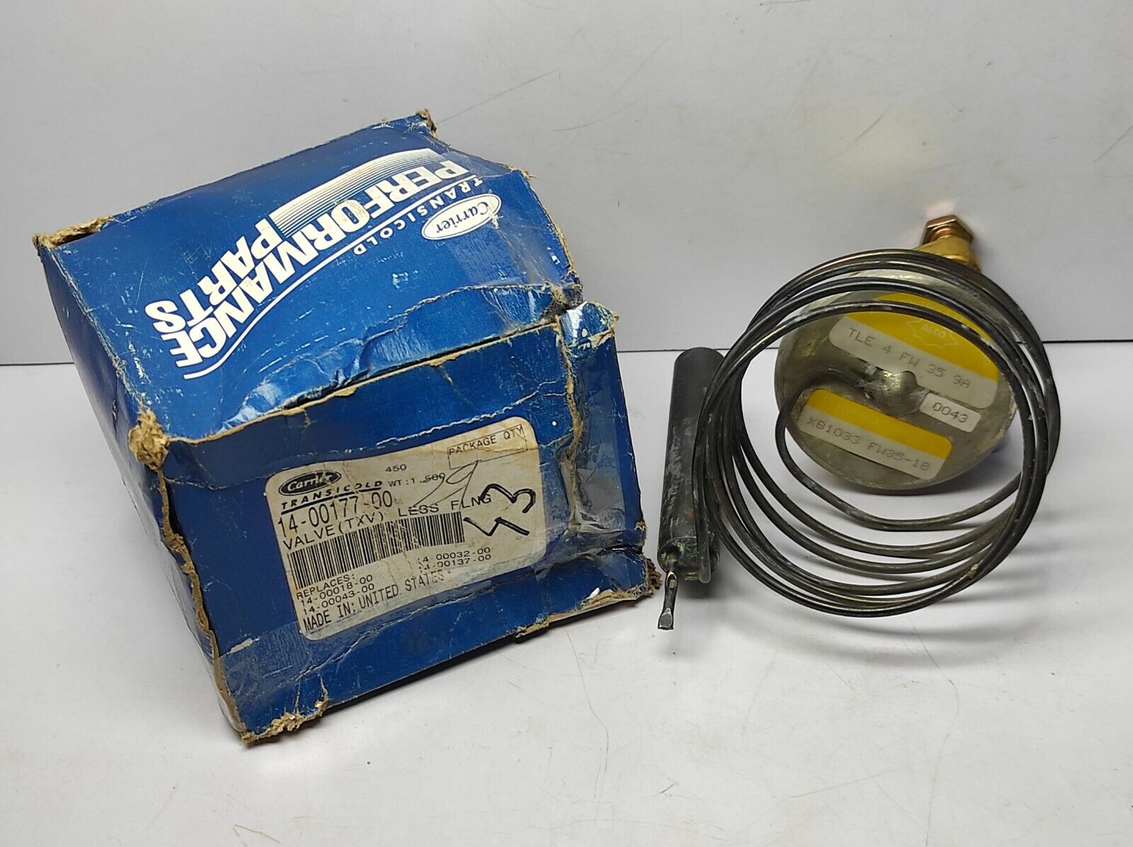 Carrier Transicold 140017700 Valve(TXV) Less FLNG Alco TLE 4FW 35 9A