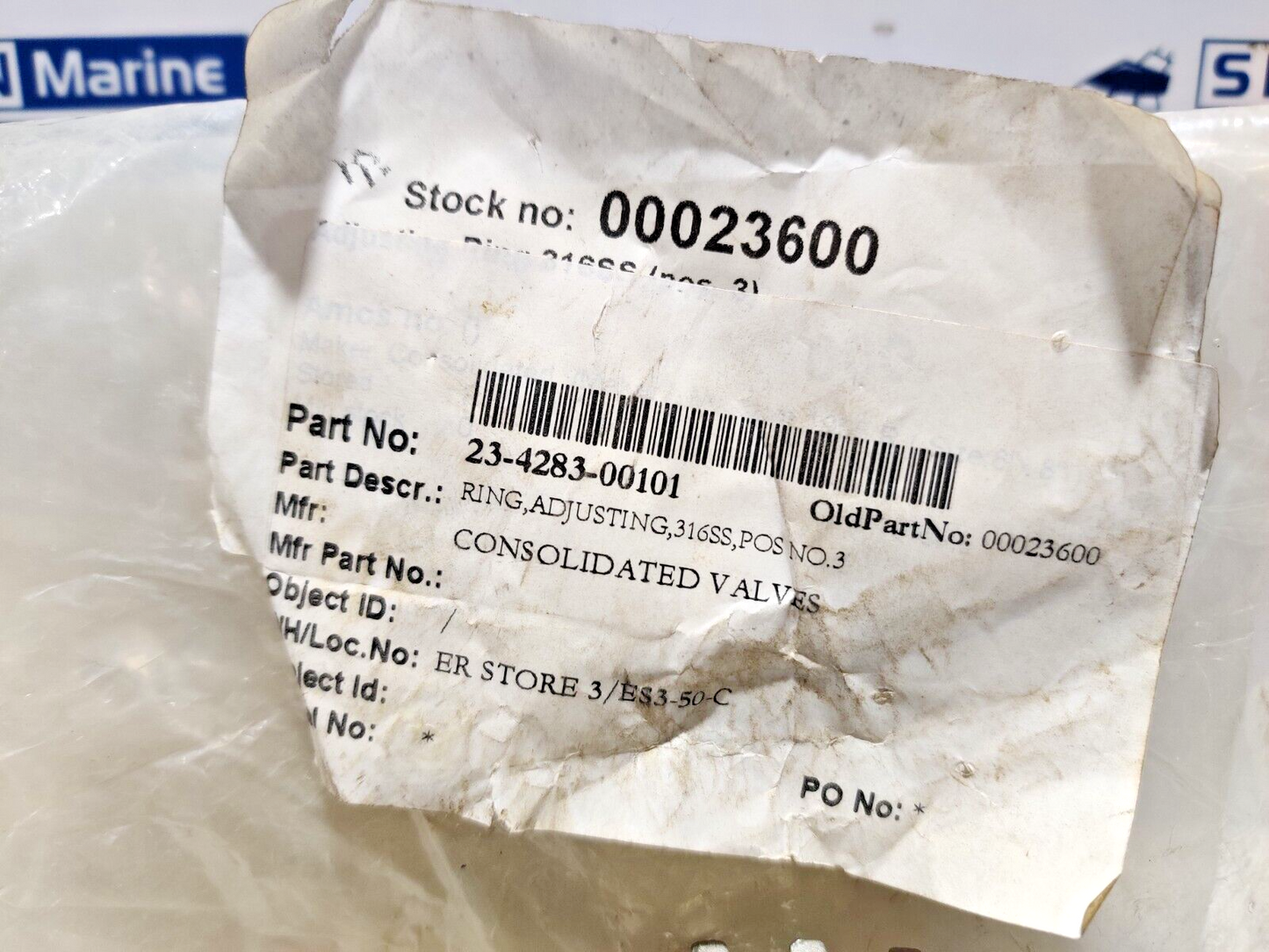4951801 Adjusting Ring Consolidated Valve YF0558-CF8M