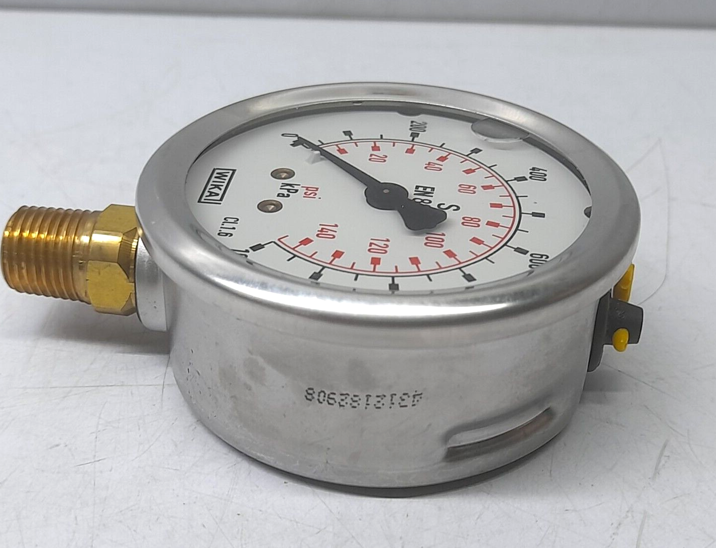 Wika 431218290 Pressure Gauge / EN 837 / S / 0-150 PSI