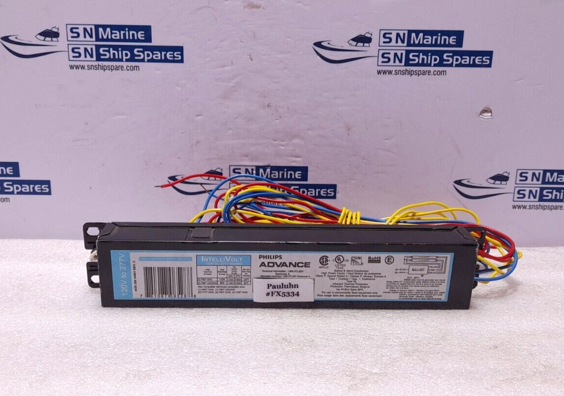 Pauluhn FX5334 Ballasat Lamp 120/277VAC 50/60HZ 2 x 60W