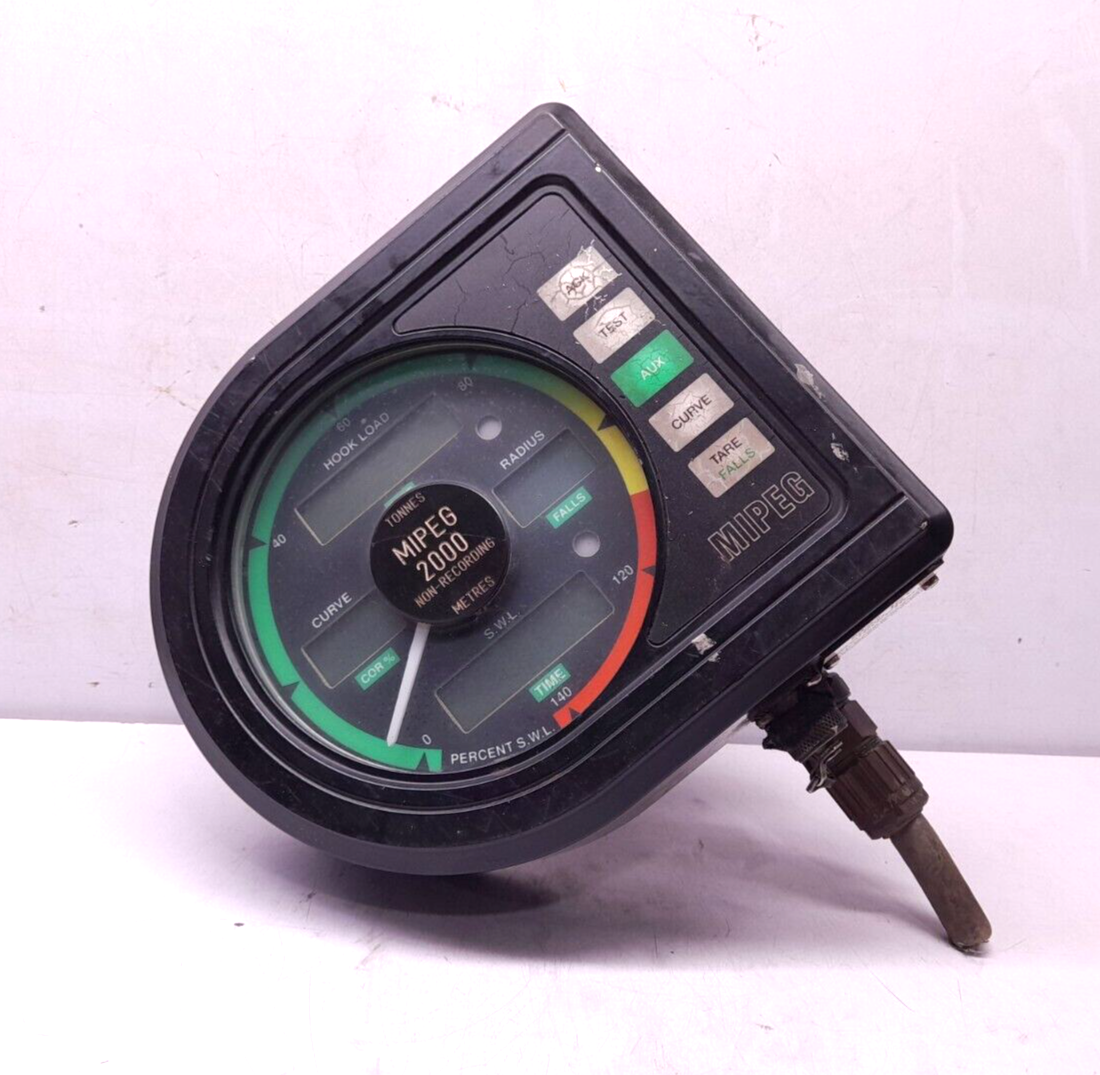 AADI - TONNES MIPEG 2000 Data Instrument DI-130 P02 000 Safe Load Indicator Cran