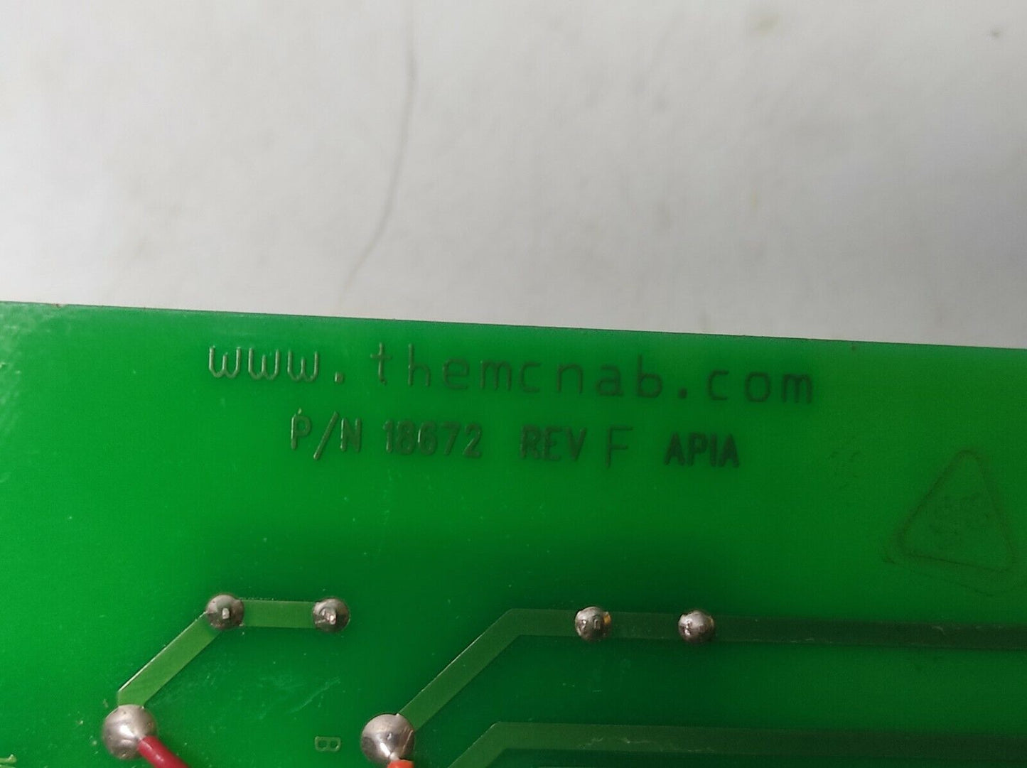 The MC Nab 18427 PCB 18672 Rev F