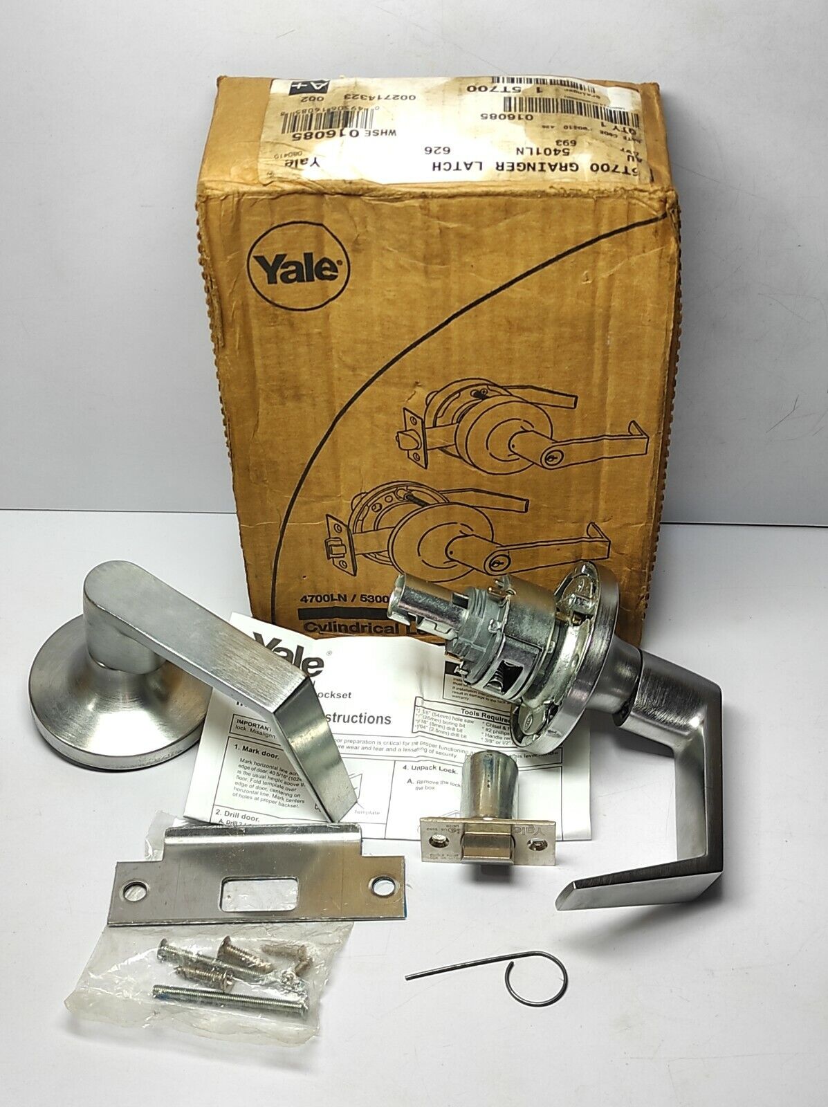 Yale 5T700 Grainger Latch W W Grainger 5T700