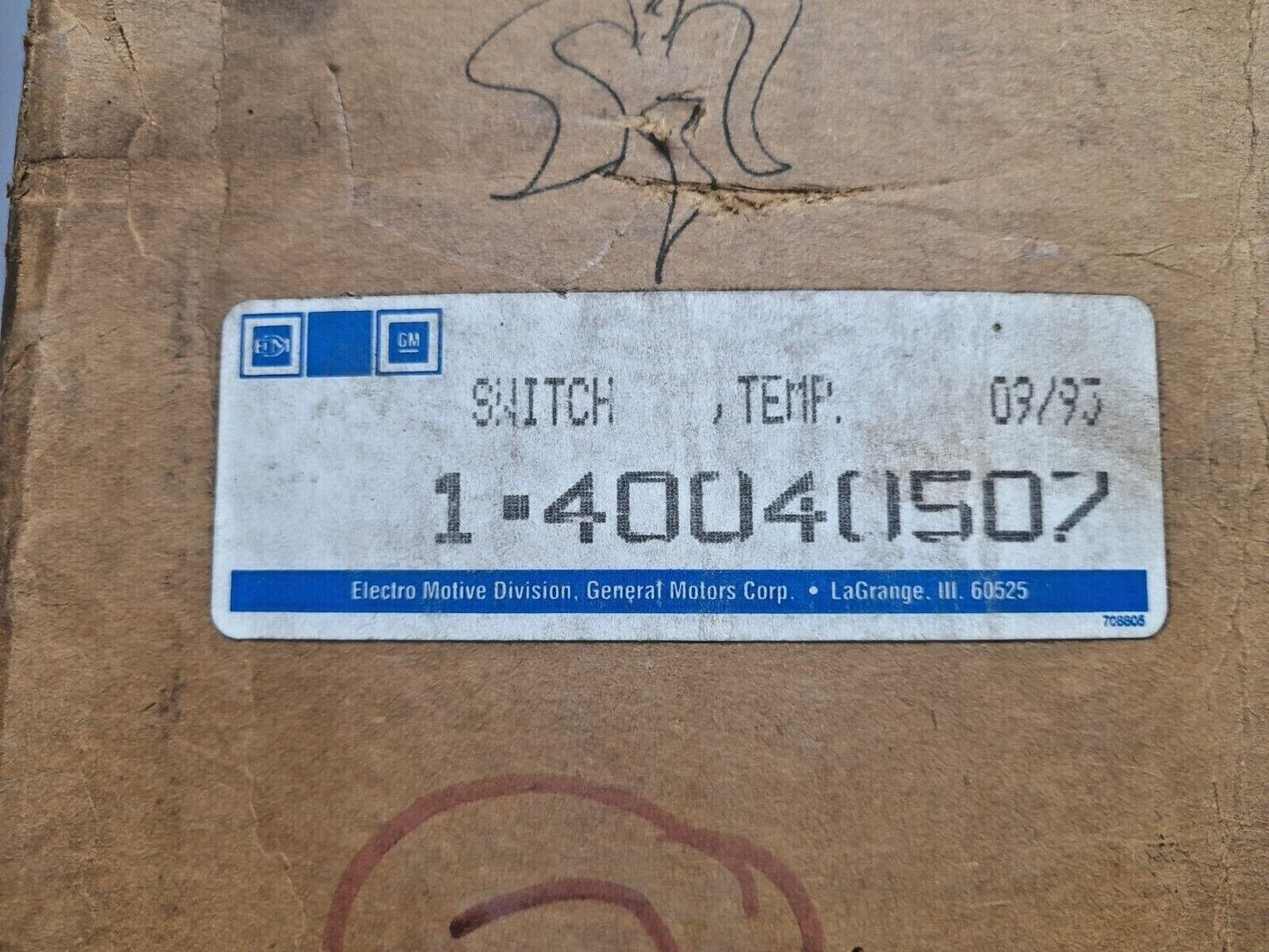 Square D 9025 GZW23-5113 Ser C Temperature Switch 40040507 EMD 1-40040507