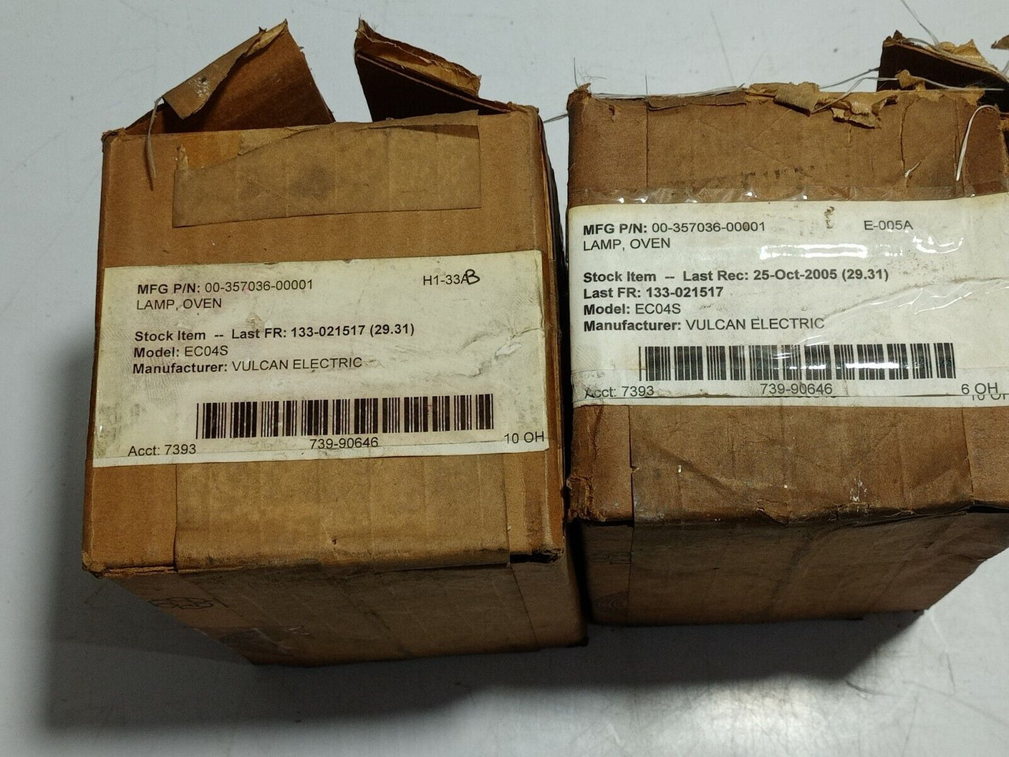 Vulcan Electric 00-357036-00001 Oven Lamp EC04S 40W 120V