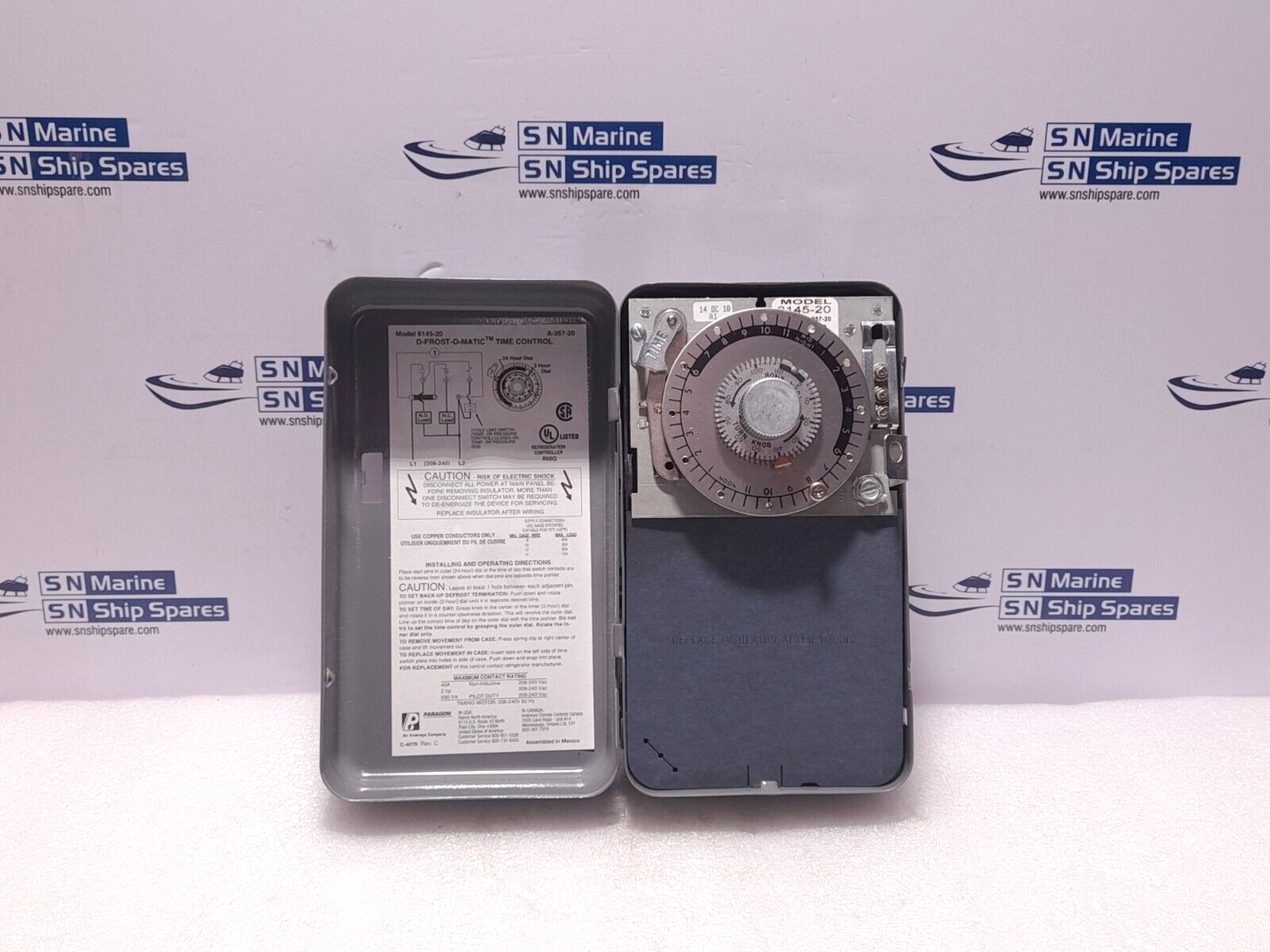 Paragon 686608004840 D-Frost -O-Matic Time Control 8145-20 Defrost Control A-357