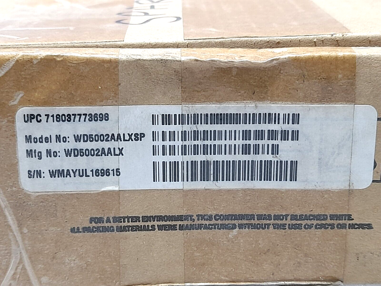 Western Digital WD5002AALX NOV Martin Decker P821002352-7 500GB Hard Disk