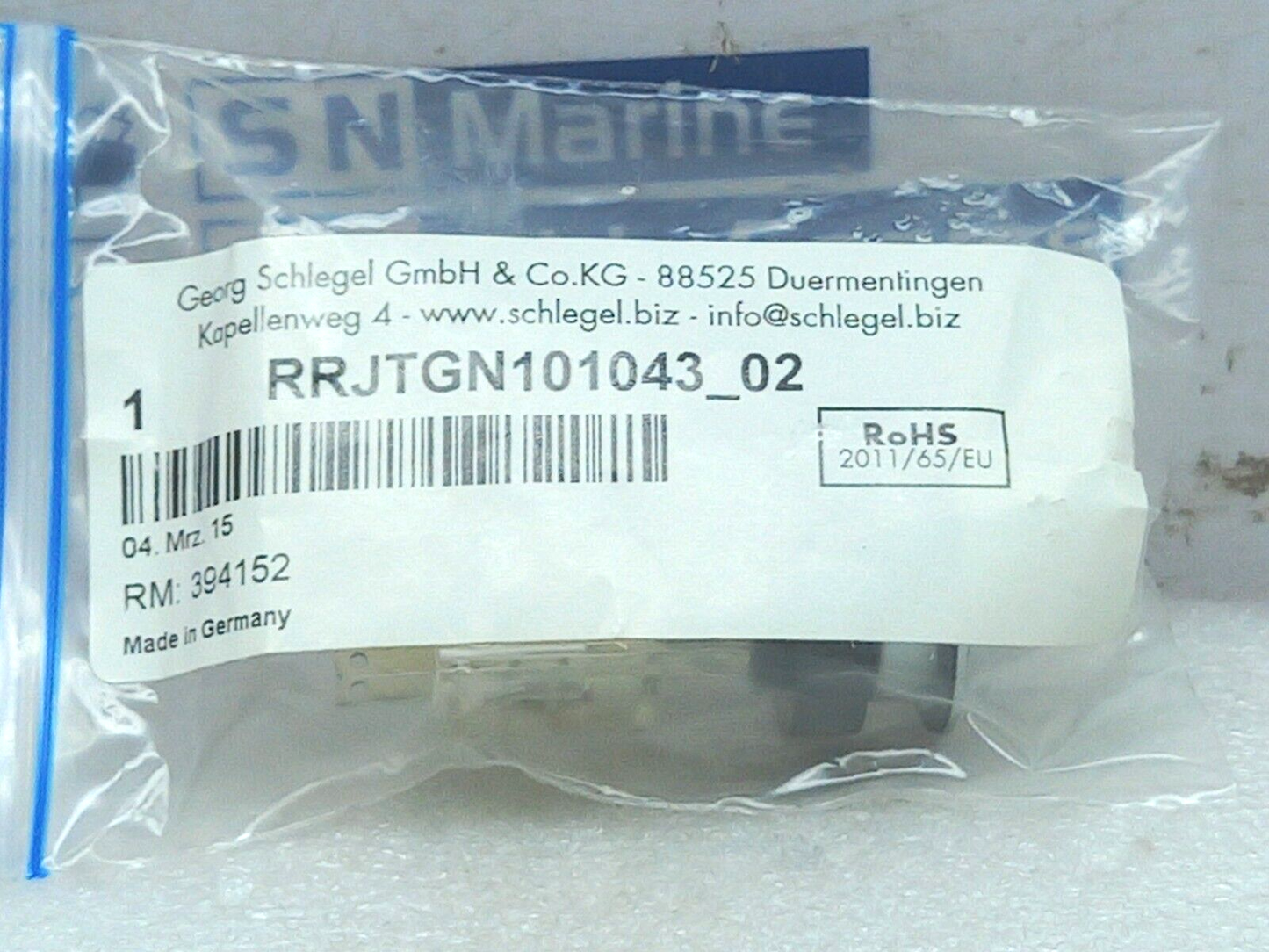 Steyrmotors 2180779-0 Assy. Switch Start Green 250V/6(4)A Schlegel BT