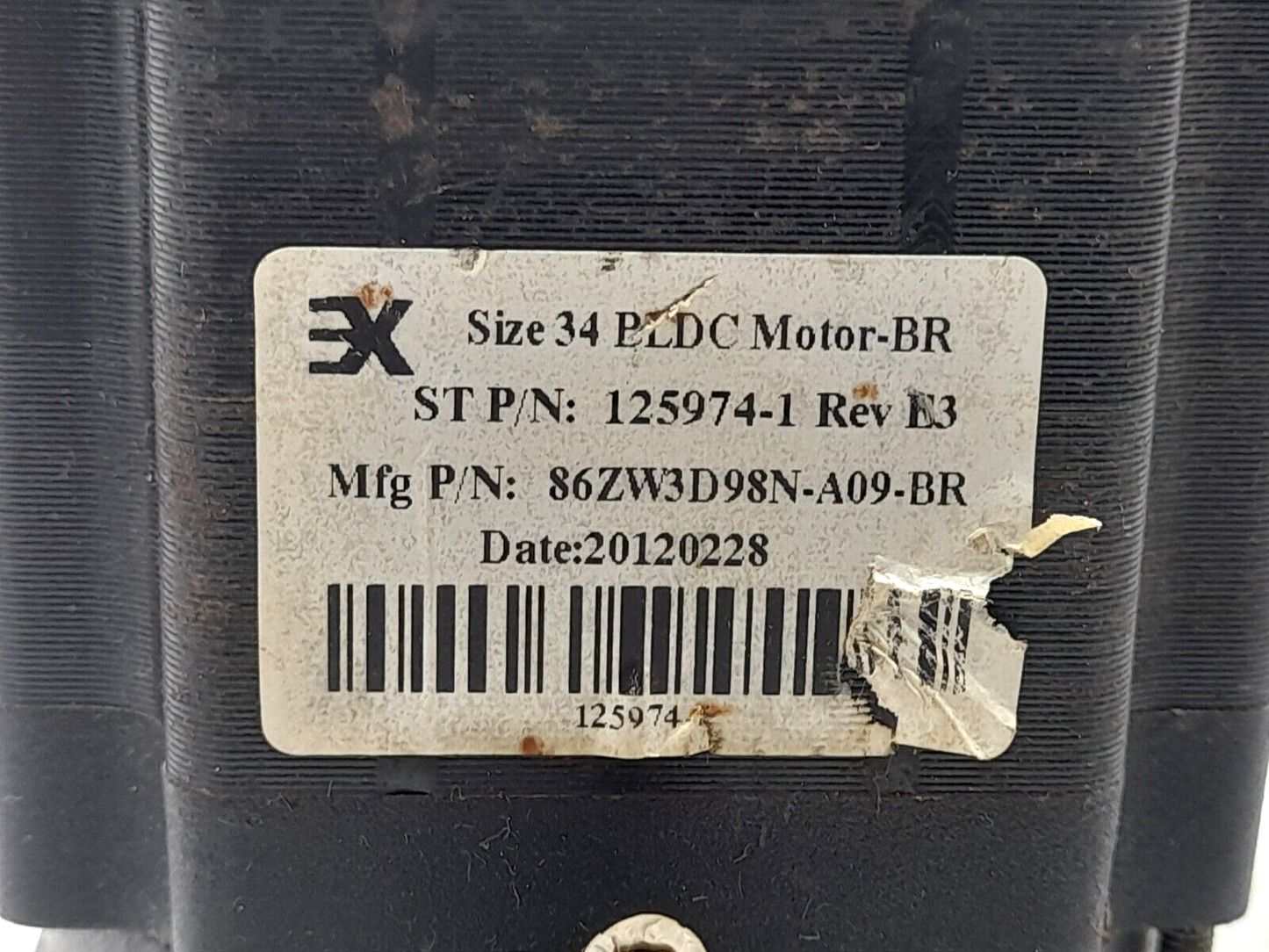 3X 86ZW3D98N-A09-BR Size 34 BLDC Motor BR Sea Tel ST 125974-1 Rev E3 M&L 127944-