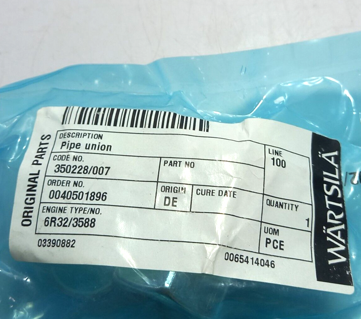 Wartsila 350228 Union Swivel Angle Pump Fuel Oil Engine