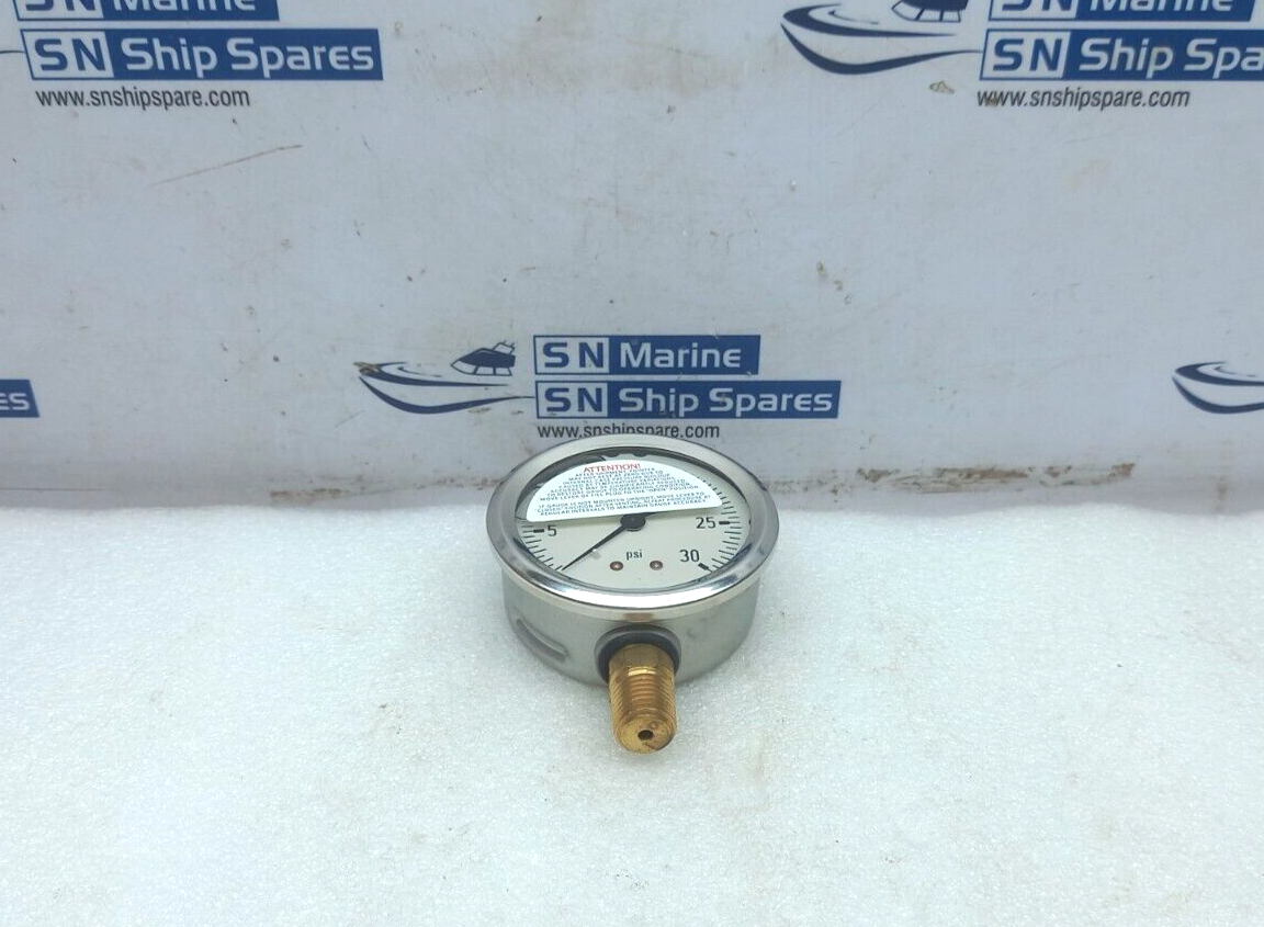 Wika Instruments 0-30 PSI Pressure Gauge