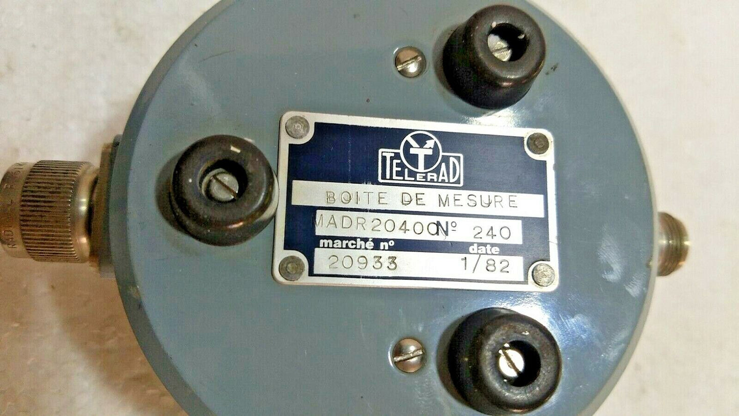 Telerad MADR20400 - Boite De Mesure - N 240 - For SSB Ant.