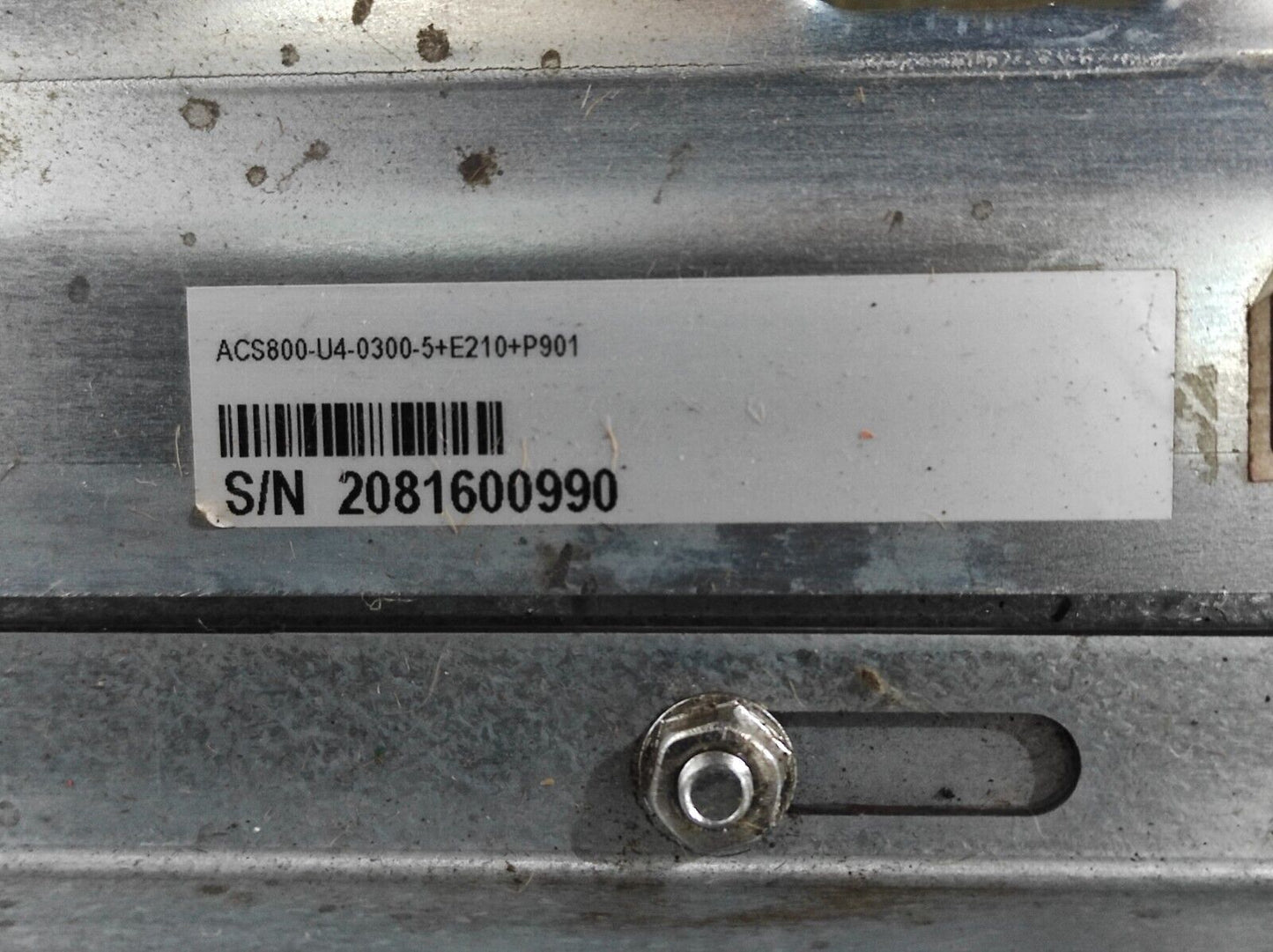 ABB ACS800-U4-0300-5+E210+P901 Drive Module 300HP 180kW ACS800-U4