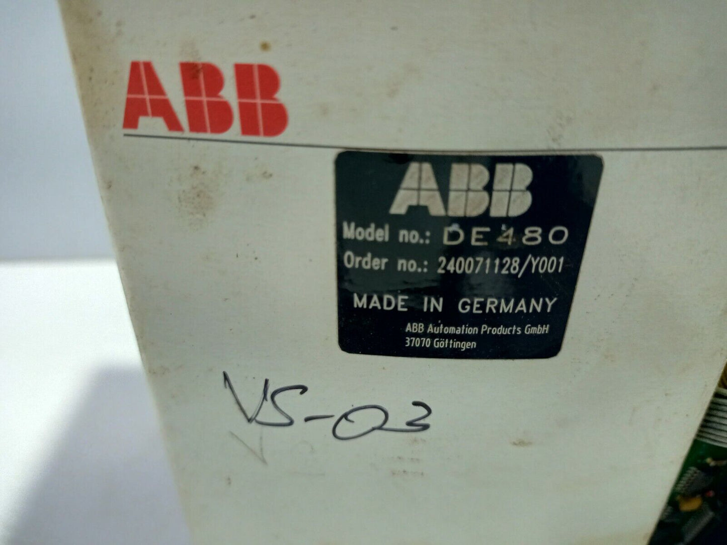 ABB DE480 D674A876U11 D699B179U01 B.13 Electromagnetic Flowmeter