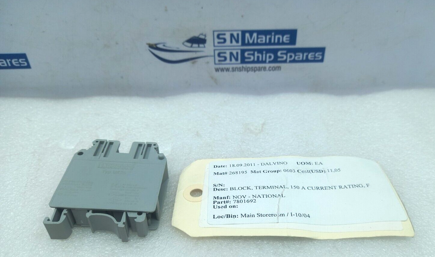 Phoenix Contact UK35 Feed Though Terminal Block 1000V 150A NOV 7801692 -3PCs/Lot