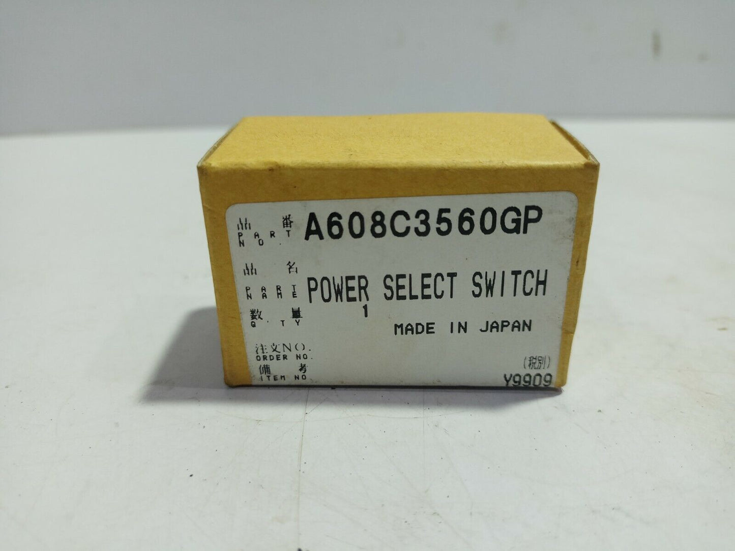 A608C3560GP Power Select Switch A67473560GP CN600 SW600