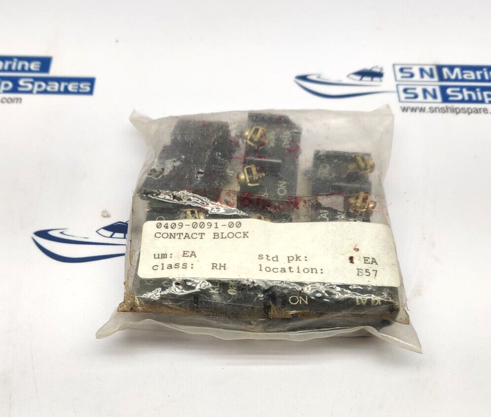 0409-0091-00 Contact Block Class: RH 6PCs In Lot