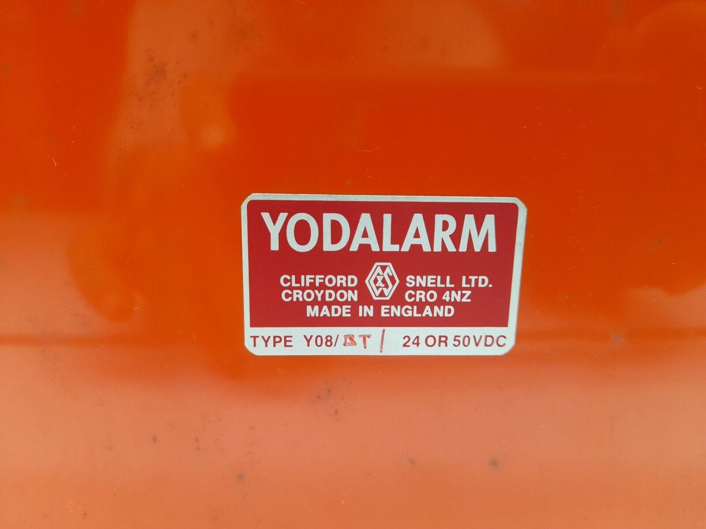 Yodalarm Y08/BT Solid State Alarm Sounder 24 OR 50VDC