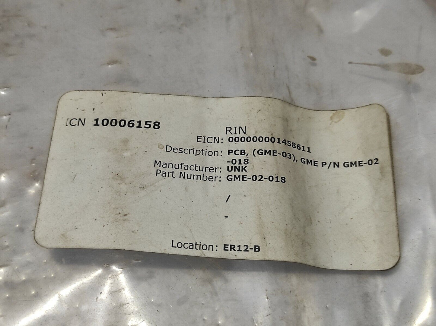 UNK GME-02-018 PCB GME-03 GME02018 GME03