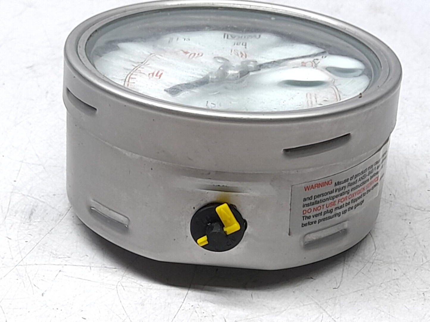 Wika 9050213 Pressure Gauge 232.50.100 ½ NPT 0-4 Bar 0-60 PSI (1 )