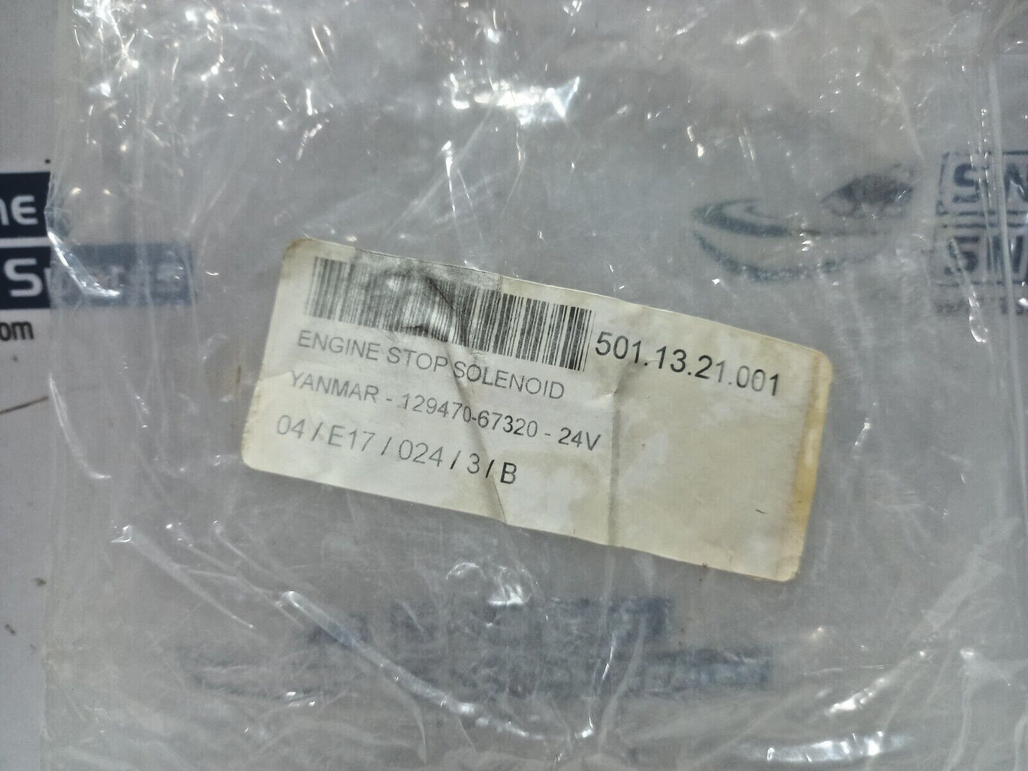 Woodward SA-3527-T Engine Stop DC Solenoid Model: 1504 Yanmar 129470-67320 24V