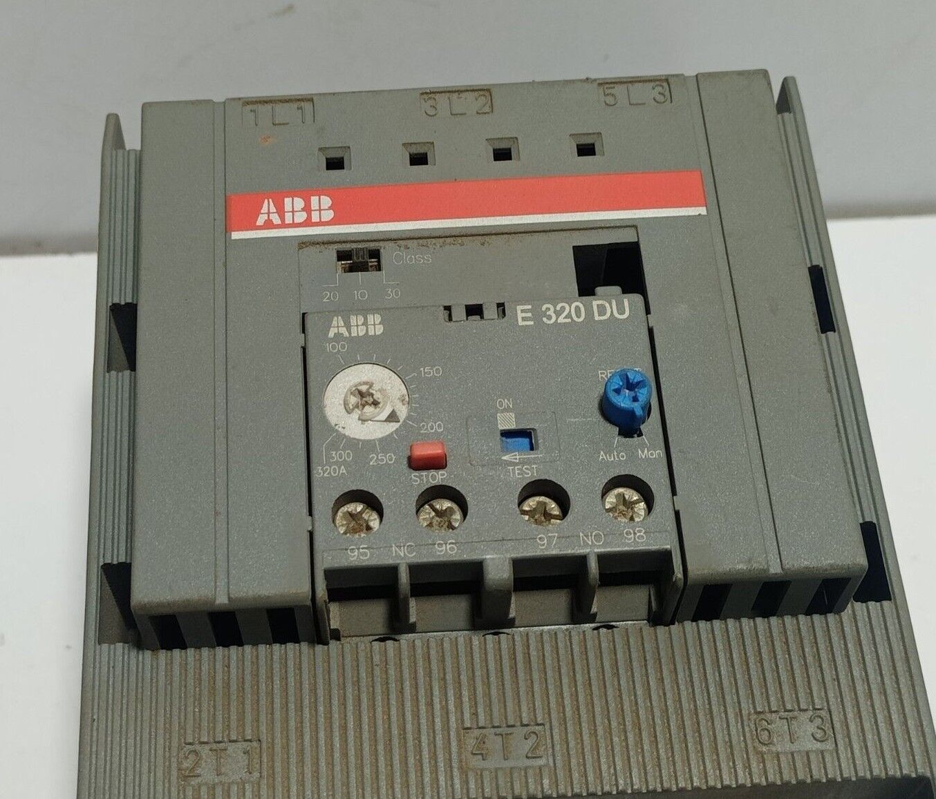 ABB E 320 DU Overload Relay 100-320A Ith 6A E320DU