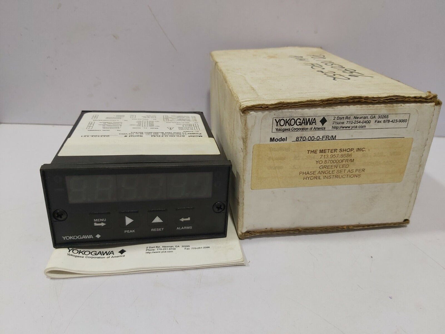 YOKOGAWA 870-00-0-FR/M 800 PLUS UNIVERSAL DIGITAL COUNTER 870000FRM