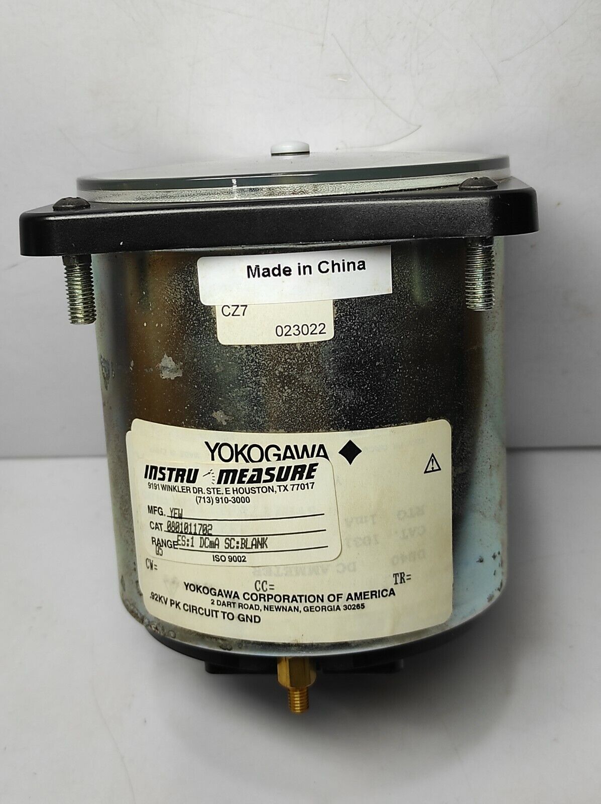 Yokogawa DB 40 DC Ammeter Blank Meter 0-1mA Movement