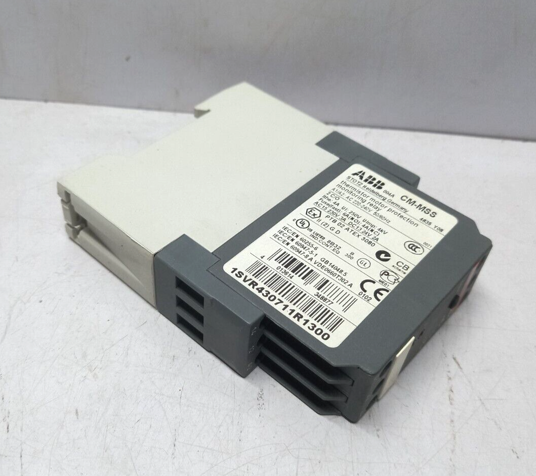 ABB CM-MSS Thermistor Motor Protection Monitoring Relay 1SVR430711R1300