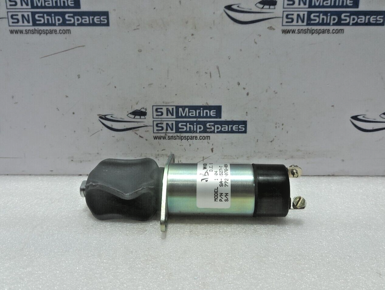 Woodward SA-3527-T Engine Stop DC Solenoid Model: 1504 Yanmar 129470-67320 24V