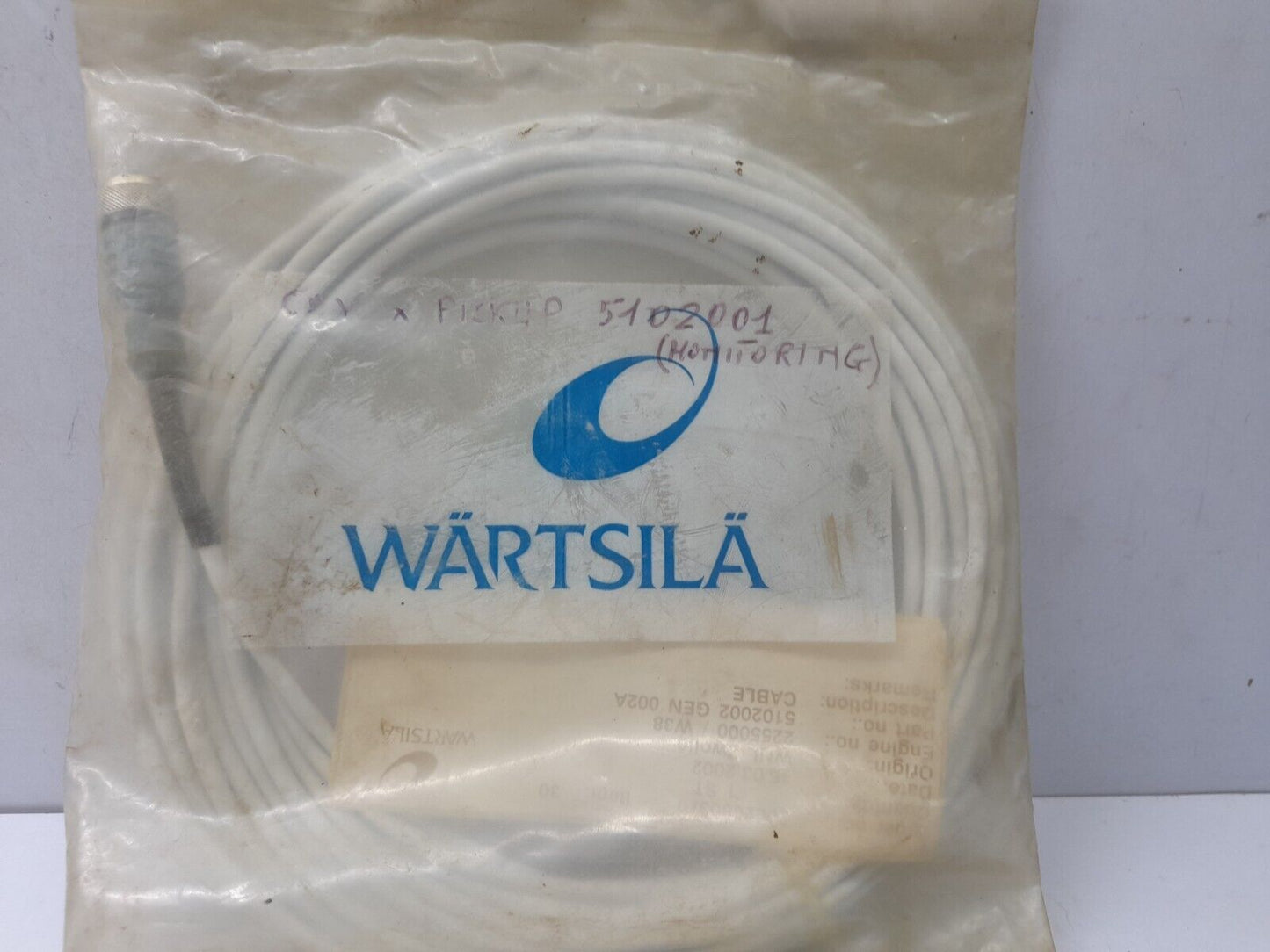 Wartsila 5102002 GEN 002A Cable
