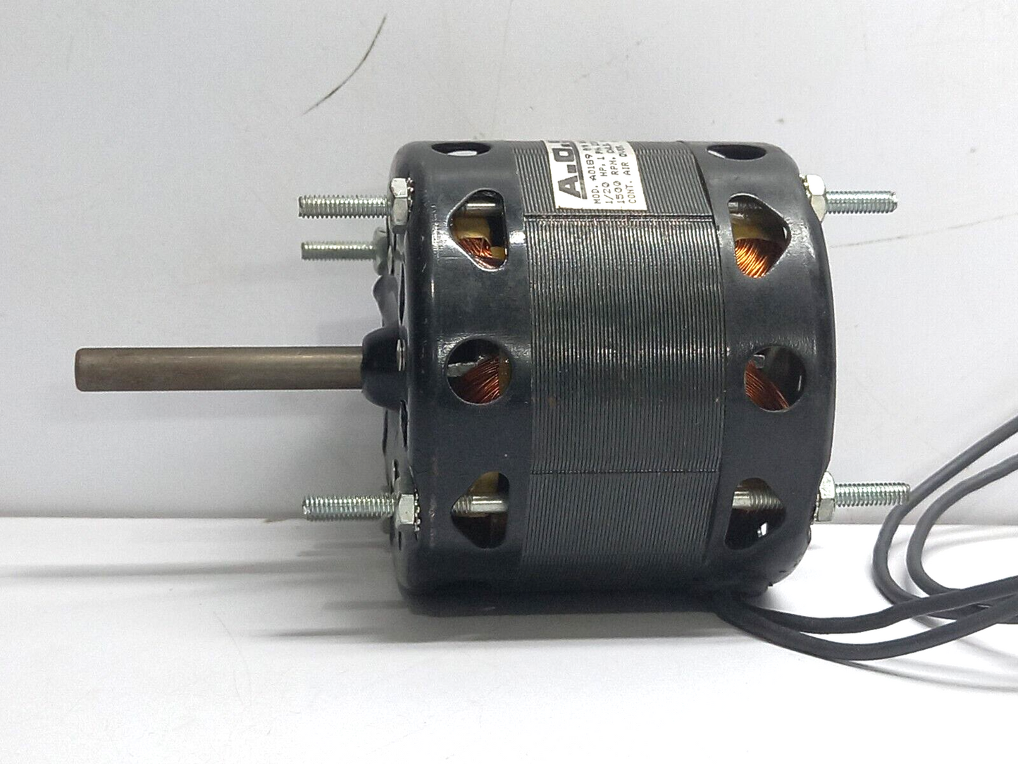 A.O. Smith 40189 Electric Motor 8213925027 1/20 HP 1PH 230V 60Hz 0.8A 1500 RPM