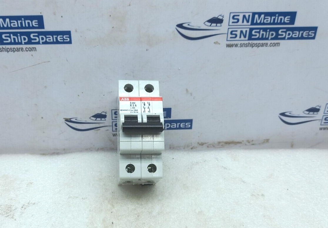 ABB S 202-K2 Moulded Case Circuit Breaker Cat.A 2CDS 252 001 R0277