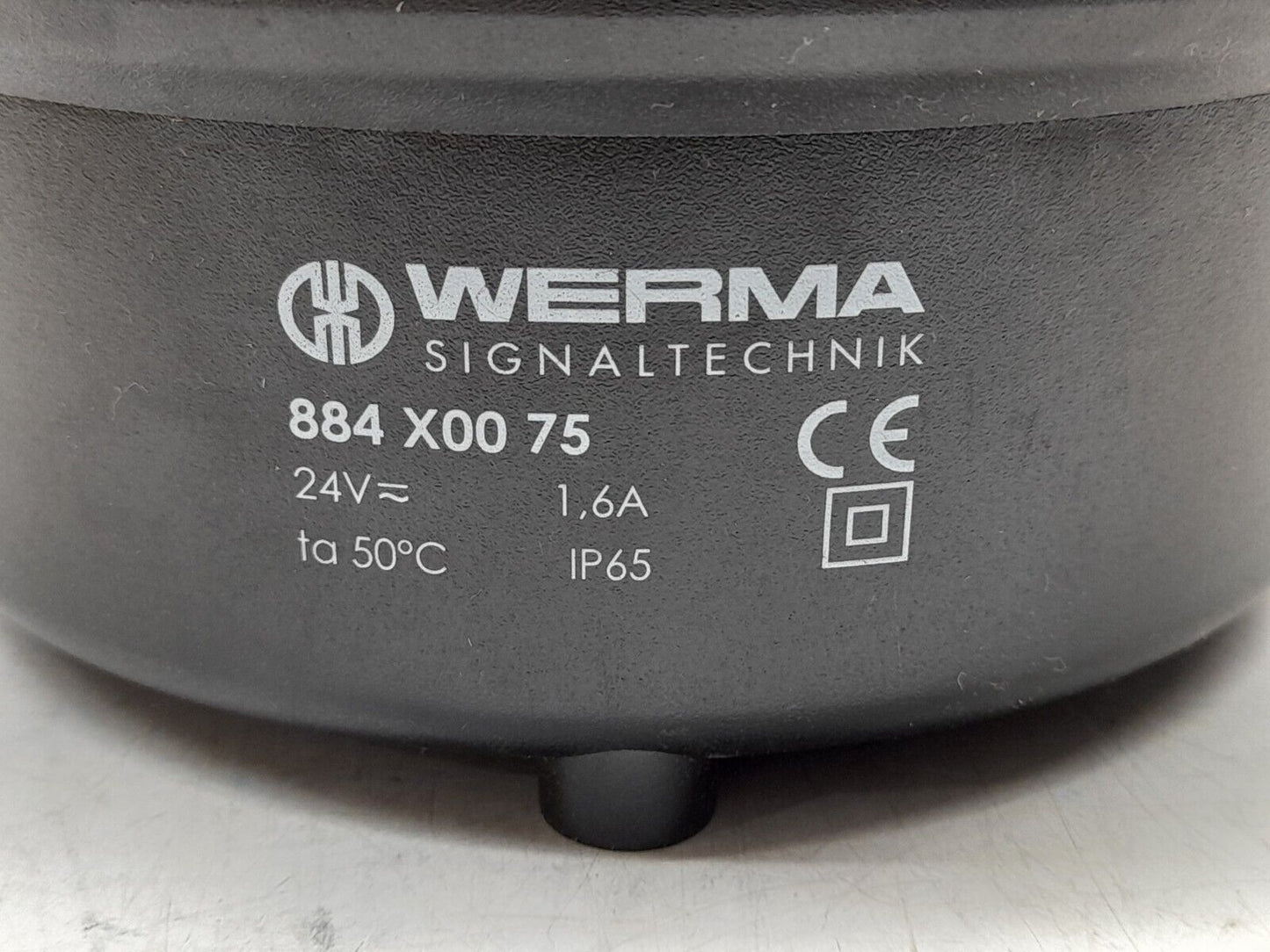 Werma 884 X00 75 Rotating Signal light Amber BM 24V AC/DC 1.6A 884 300 75 RS 365