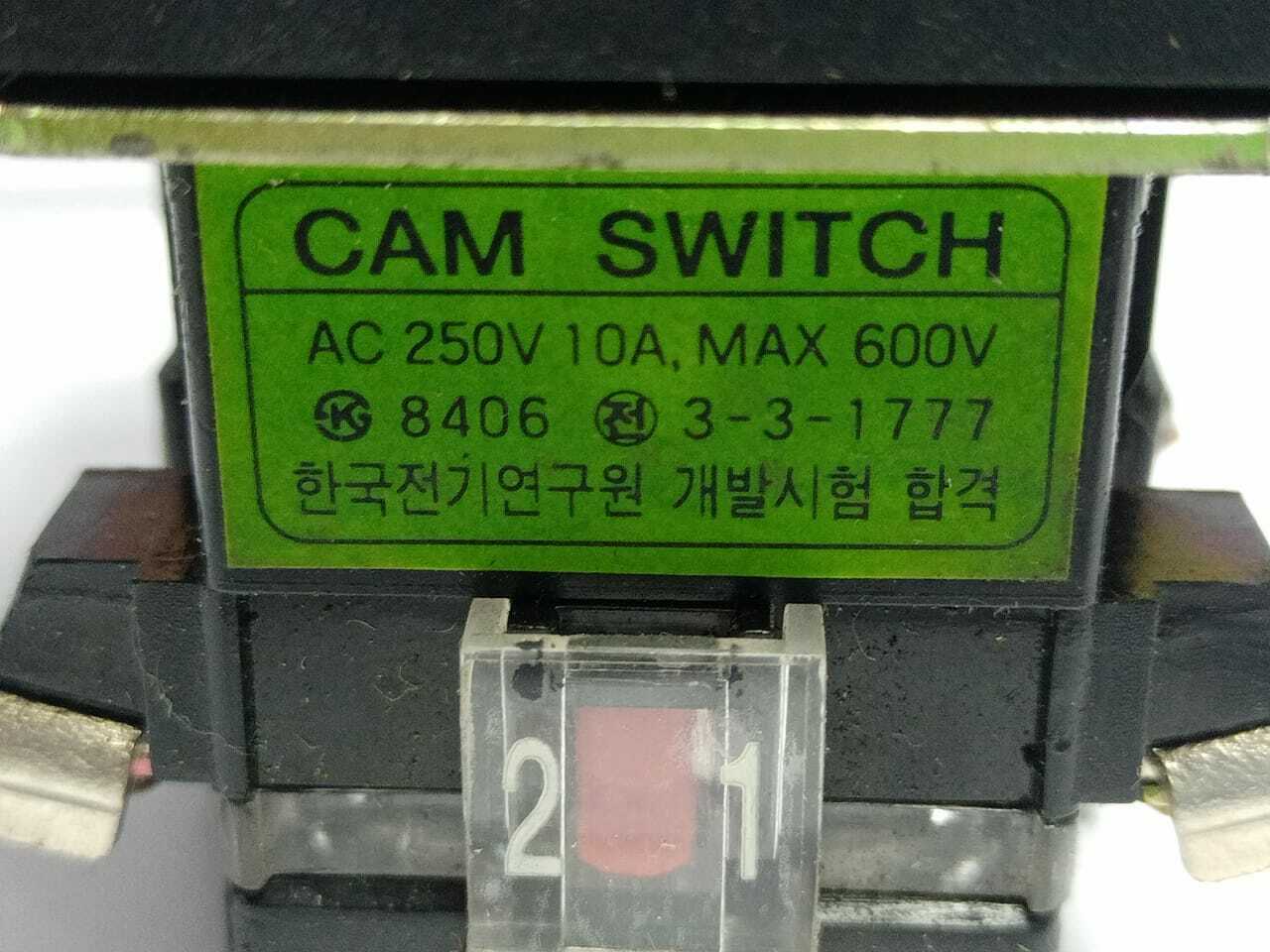 Yongsung Lee C3102 B4MCB Control Cam Switch AC 250V 10A Max 600V